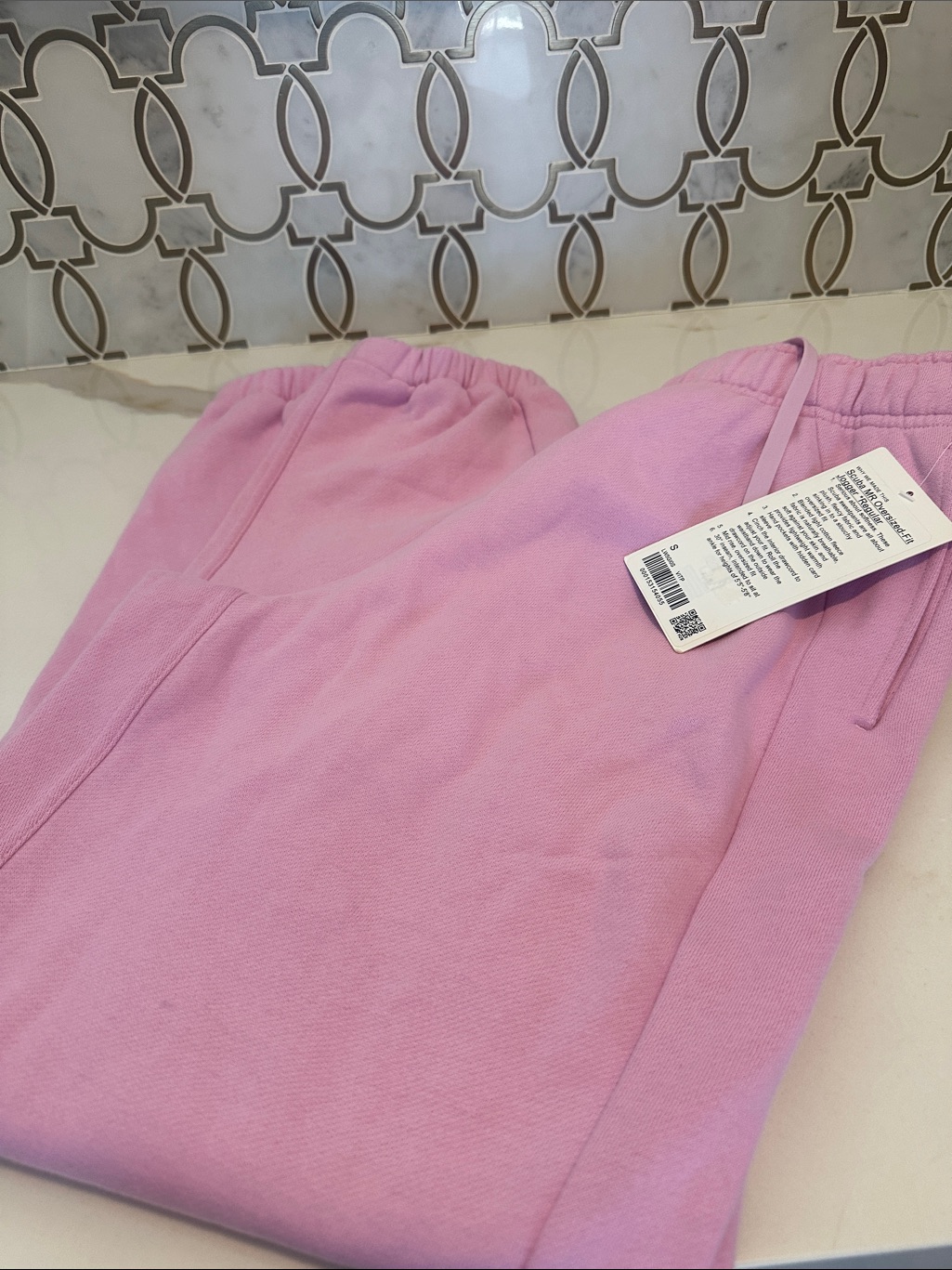 Lululemon Scuba Mid-Rise Oversized Jogger Regular Vita Pink Sz Small